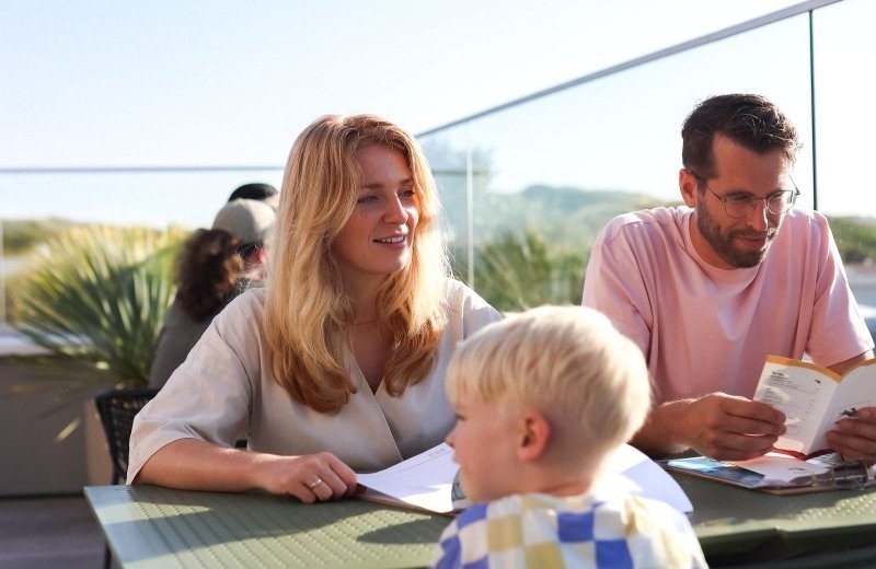 Restaurantterrasse campingplatz holland